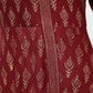 Cheera Angrakha All Over Butta Foil Printed Kurta With Beautiful Border Design