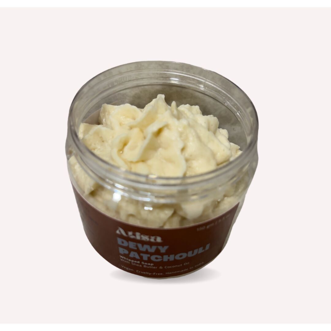 Atisa Dewy Patchouli Whipped Soap | Swadesiicart