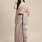 Anaita Chiku Linen Saree With Blouse