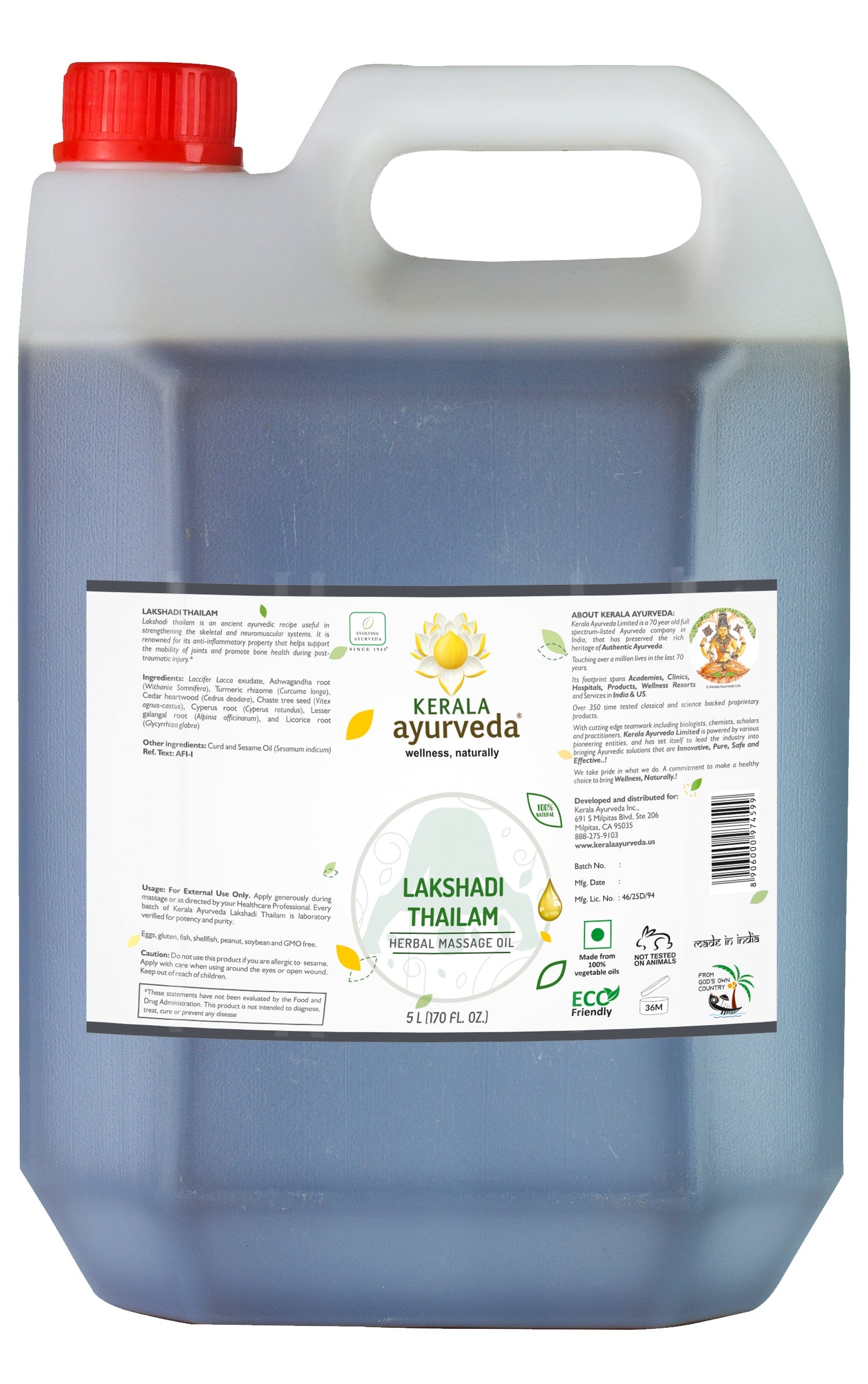 Children's Daily Wellness Oil - Lakshadi Thailam