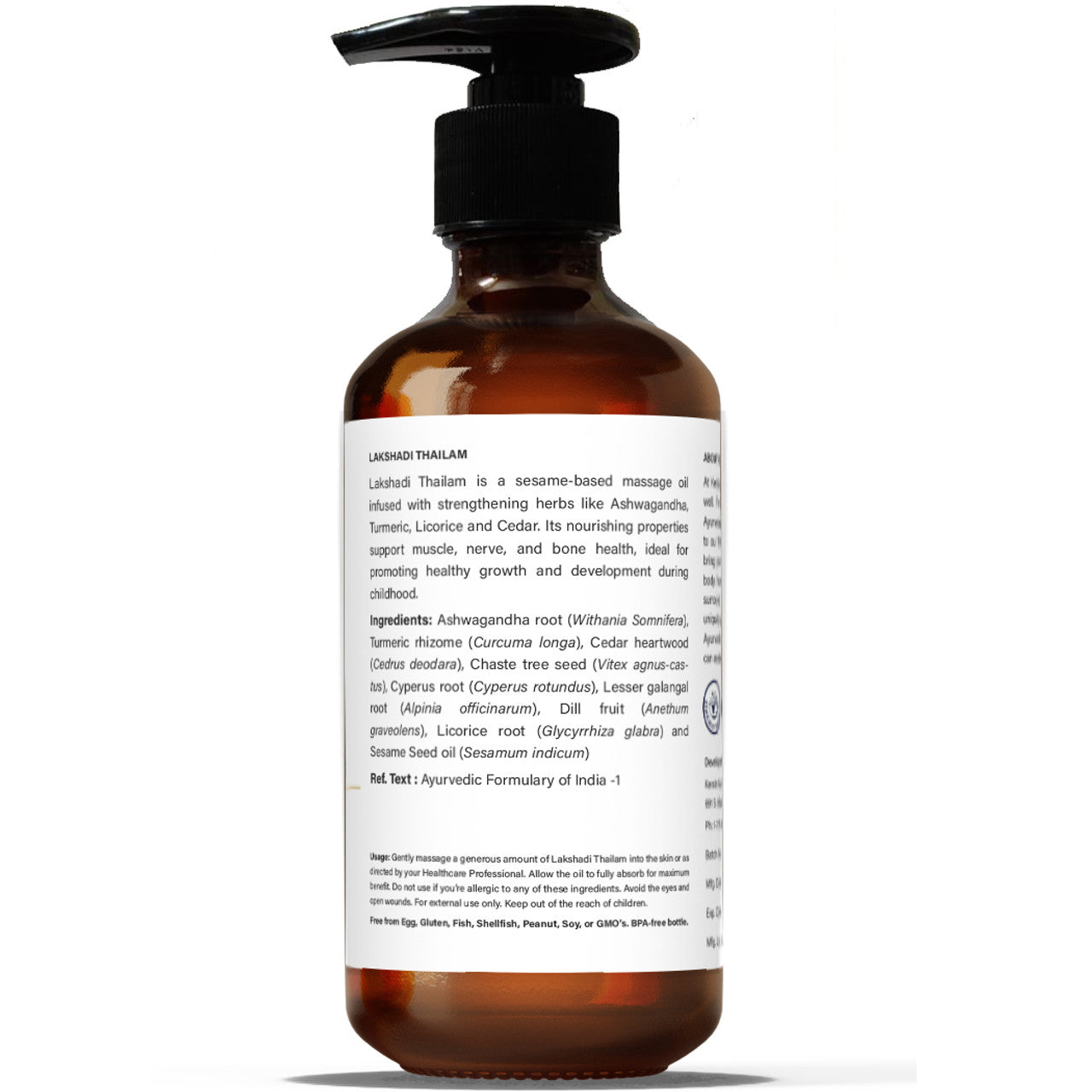 Children's Daily Wellness Oil - Lakshadi Thailam