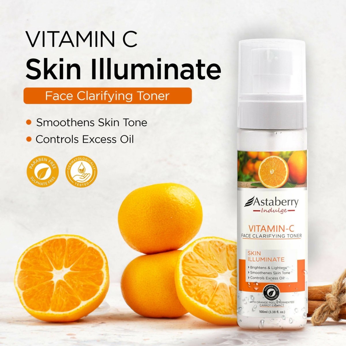 Astaberry Indulge Vitamin C Facial Toner - Swadesiicart