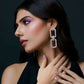 Zircoin Link Earrings By House of Ree | Swadesiicart