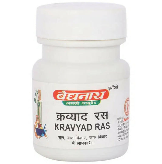 Baidyanath Jhansi Kravyad Ras Tablets - Ayurvedant Pvt. Ltd.