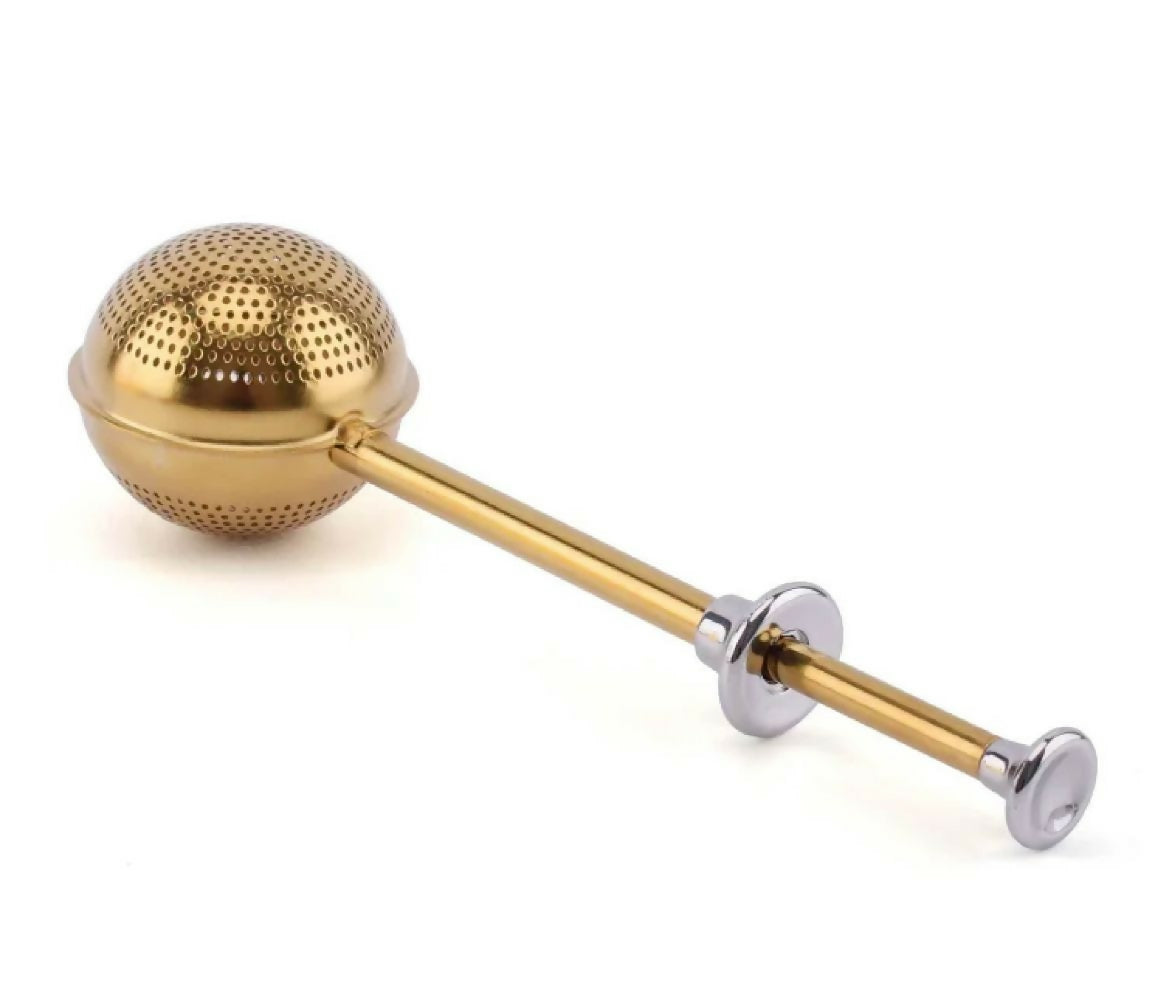 Shuddh Natural Royal Brass Strainer - Loose Leaf Tea | Swadesiicart