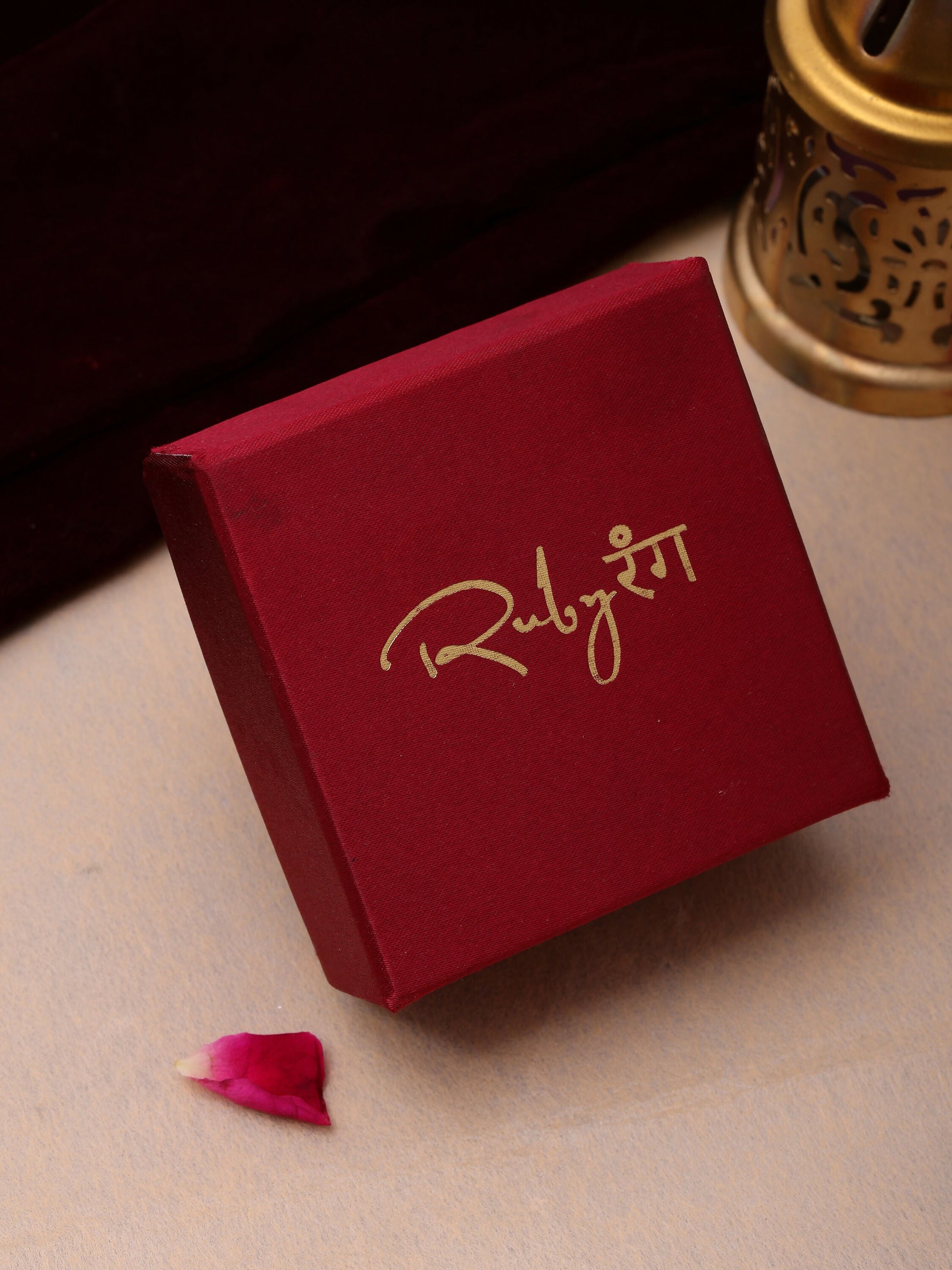 Ruby Raang Red Kundan & Pearl Choker | Swadesiicart