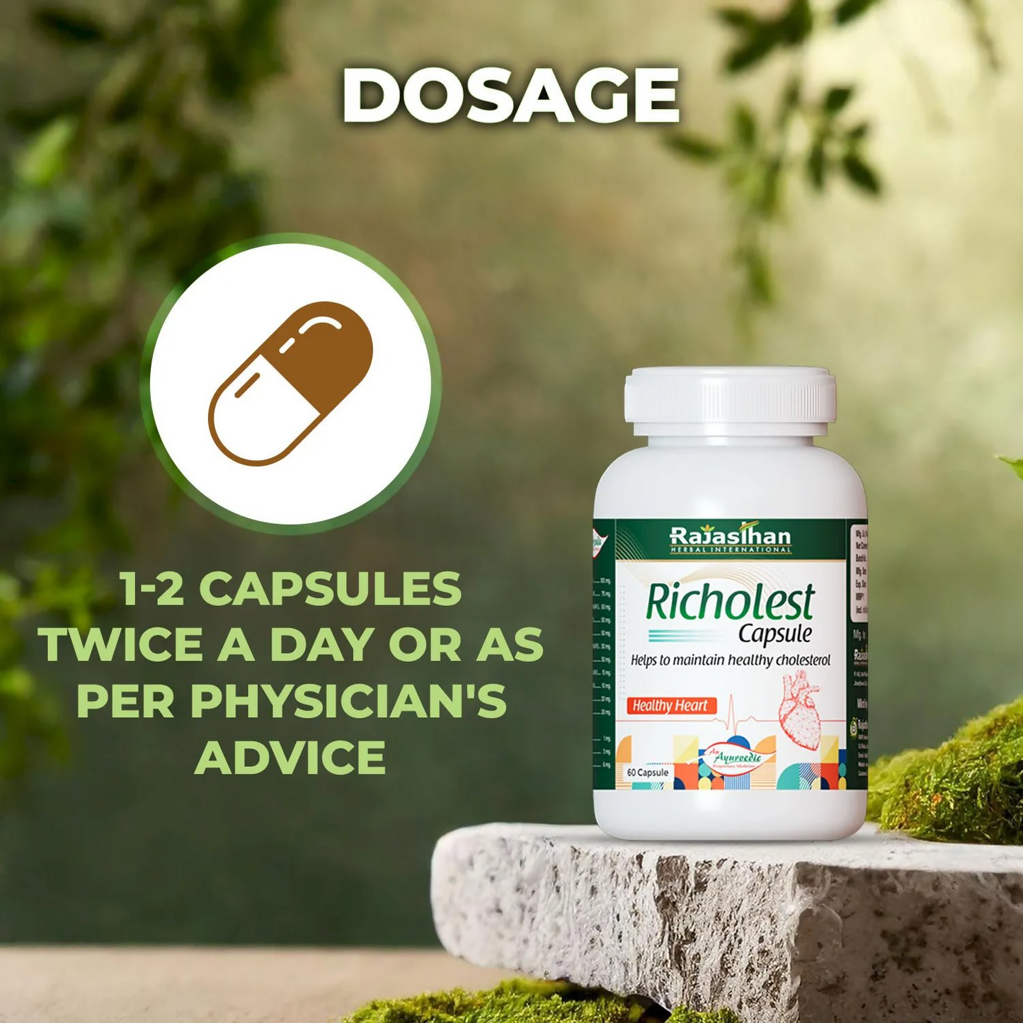 Rajasthan Herbals Richolest Capsules | Swadesiicart