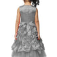 Asmaani Kids Party Wear Stylish Dresses, Perfect for Parties, Functions & Vacations - Grey