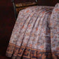 Baby Brown Mix With Pink Floral Design Printed Semi Chanderi Saree By Gayathri Reddy Designer Studio | Swadesiicart