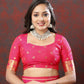 Lorenvalley Fashion Pink Soft Paithani Silk Woven Design Copper Zari Meenakari Weaving Saree - Swadesiicart
