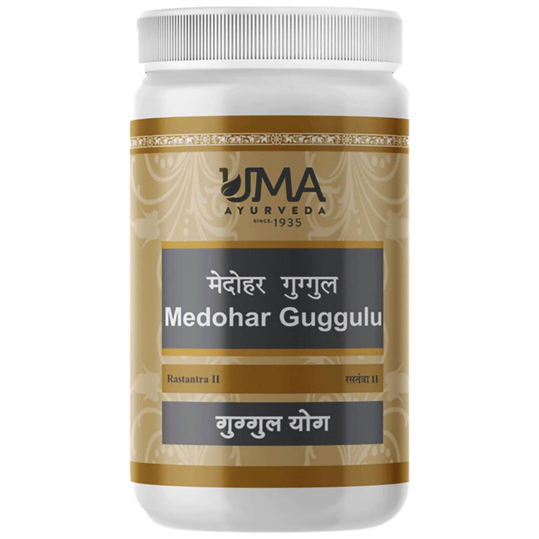 Uma Ayurveda Medohara Guggulu Tablets - Swadesiicart
