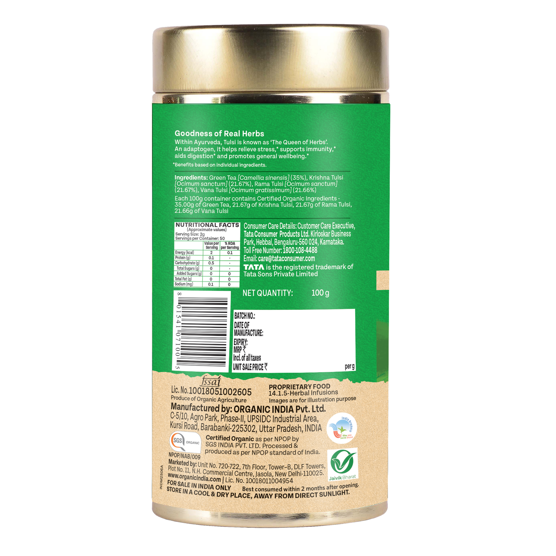 Tulsi Green Tea Classic