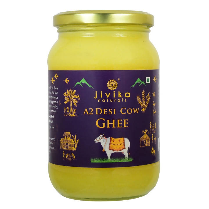 Jivika Naturals A2 Desi Cow Ghee | 100% Desi Gir Cow Ghee | A2 Milk Certified Ghee - Swadesiicart