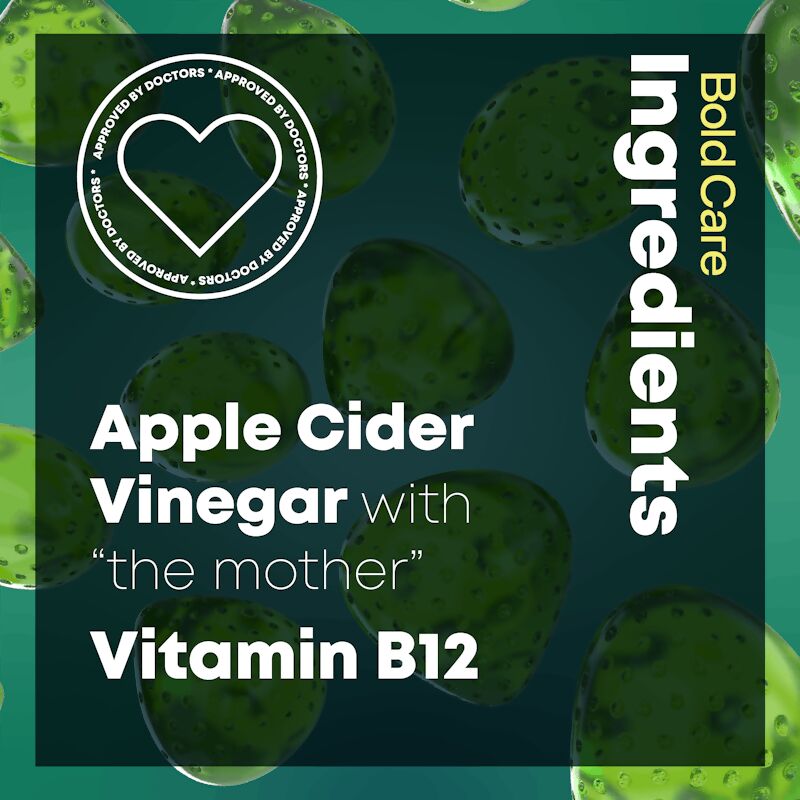 Bold Care Chews Apple Cider Vinegar Gummies - Swadesiicart