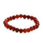 Red Carnelian Onyx Crystal Beads Bracelet - Ruby Raang | Swadesiicart