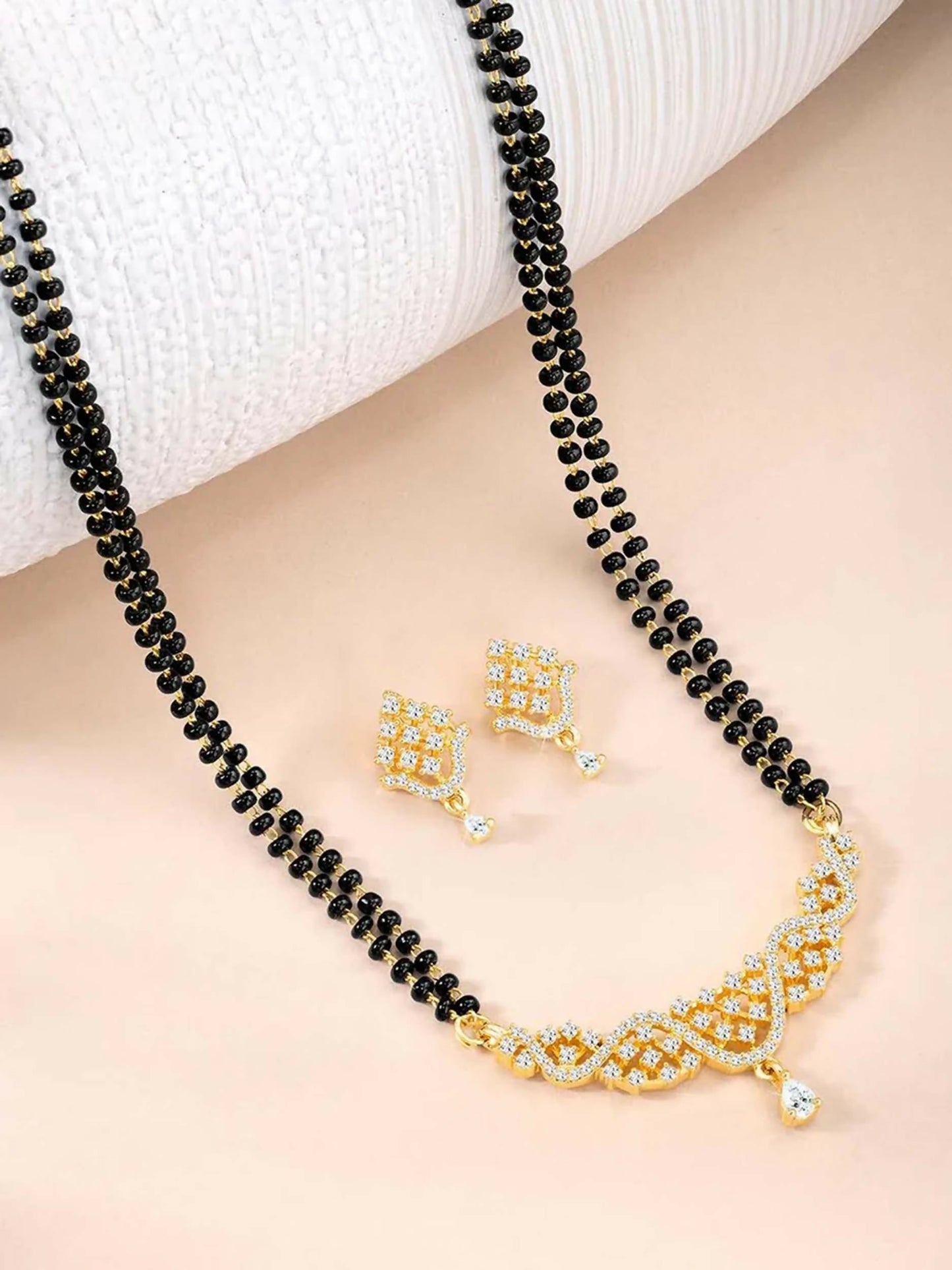 Joban Fashion Mangalsutra With Earrings For Women | Swadesiicart
