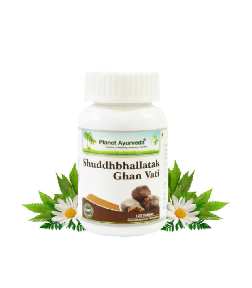 Planet Ayurveda Shuddhbhallatak Ghan Vati - Planet Ayurveda