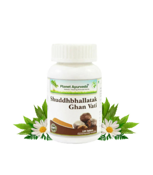 Planet Ayurveda Shuddhbhallatak Ghan Vati - Planet Ayurveda