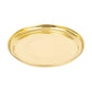 Spillbox Gold-Toned Brass Plain Thali Pooja Essential | Swadesiicart
