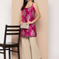 Ahalyaa Women's Traditional wear Tunic - Royal Pink | Swadesiicart