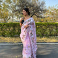 Vamsee Kamaljaal Lavender Organza Saree - Swadesiicart