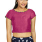 Aastha Fashion Women's Pink Art Silk Designer Party Wear Readymade Blouse