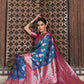 Shree Shyam Fashion Sky Blue Silk Saree