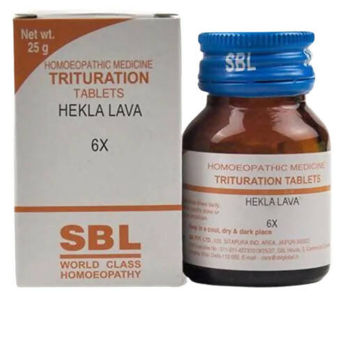 SBL Homeopathy Hekla Lava Trituration Tablets - Swadesiicart