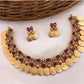 Jewel City Gold-Tone Coin Necklace Set with Emerald and Ruby Gemstones | Swadesiicart