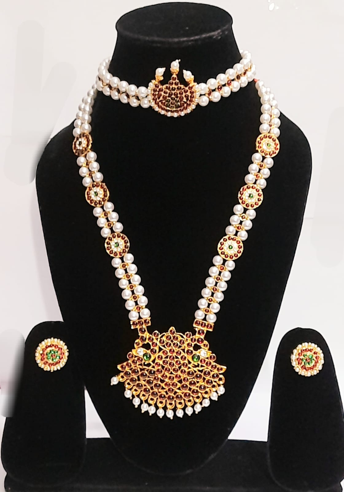 Elite Trading Coin Bharatnatyam Dance Jewellery Set - Swadesiicart