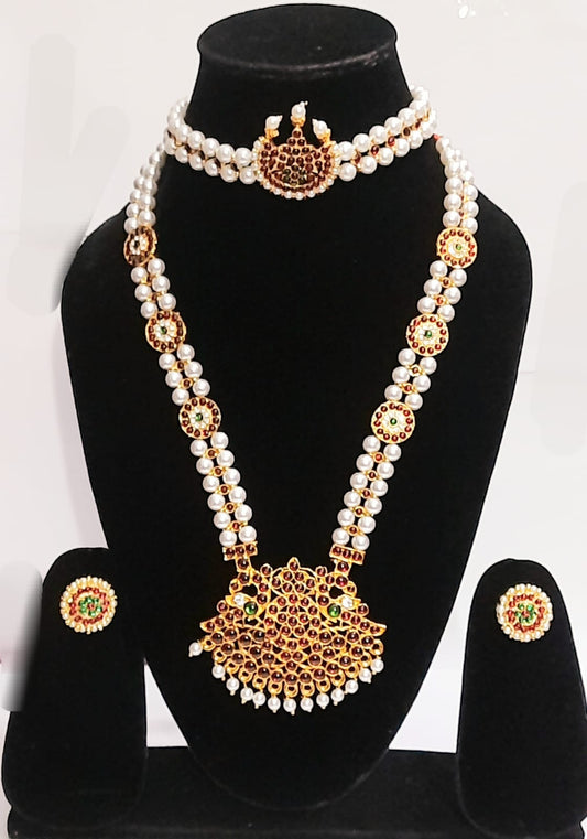 Elite Trading Coin Bharatnatyam Dance Jewellery Set - Swadesiicart