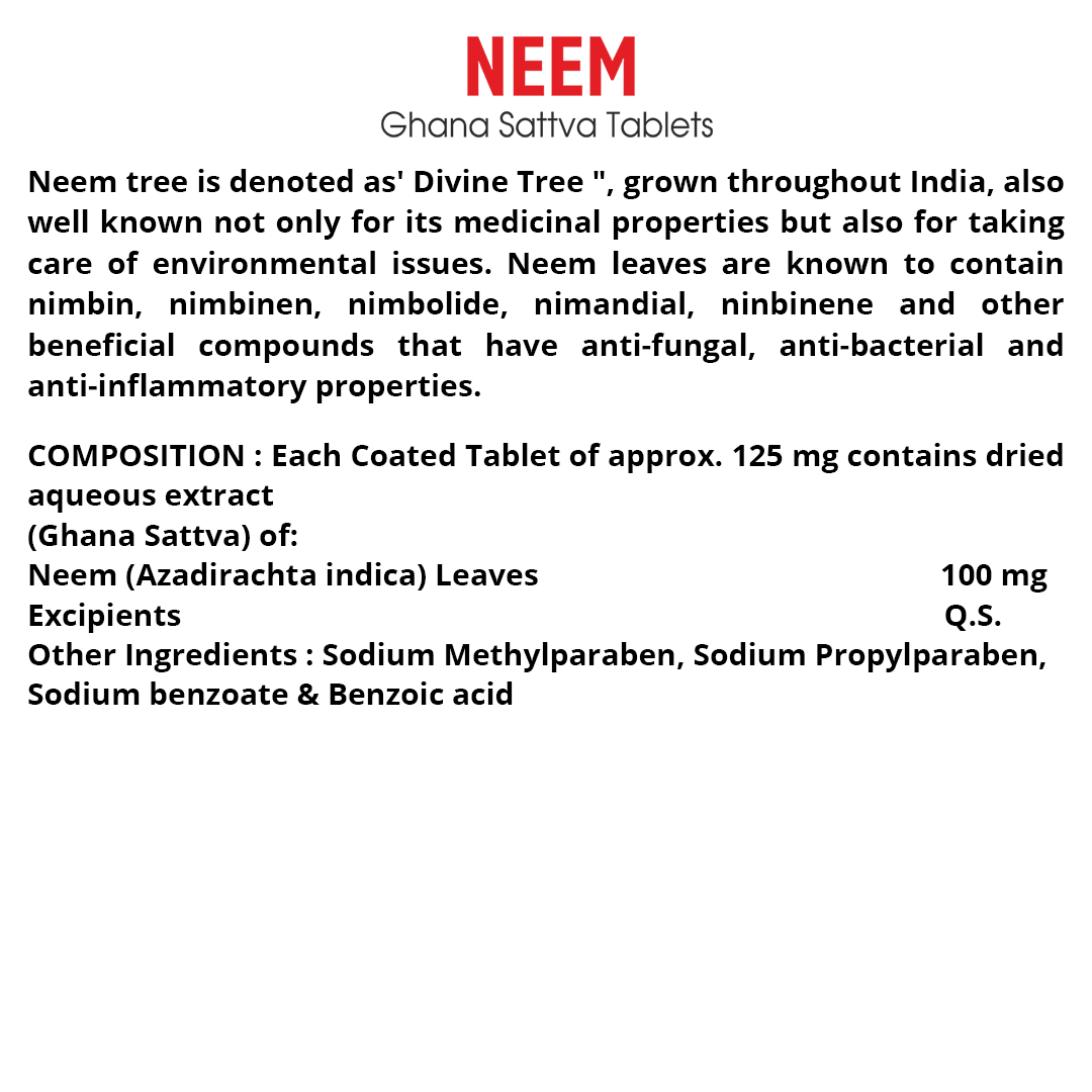 Aimil Neem Tablet | Swadesiicart