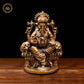 Copper Ganapathi Idol: Radiant Beauty for Devotees - Divine India Art