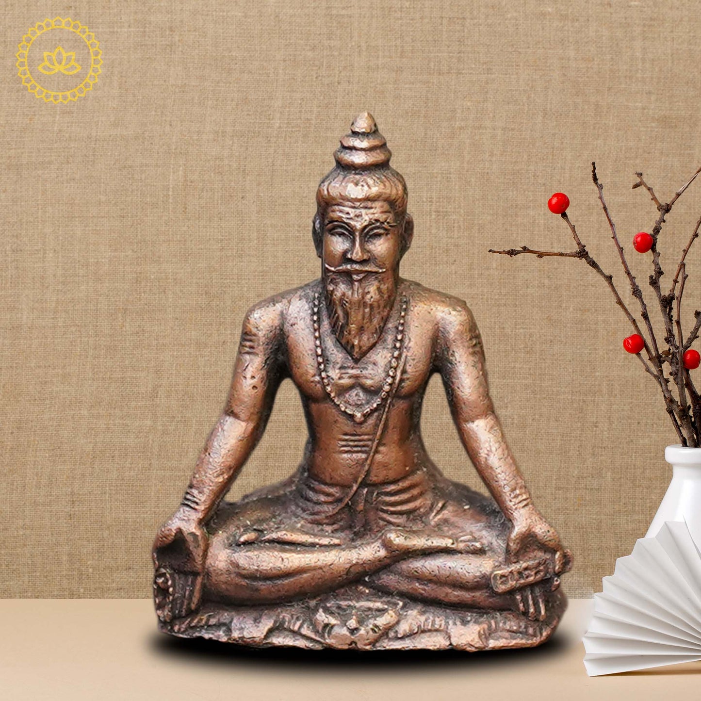 Copper Parashurama Idol - Divine India Art
