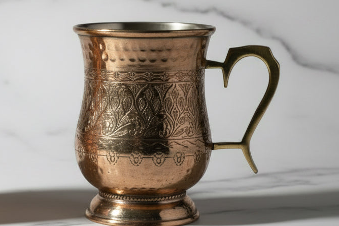 Copper Cup 400ml | Ayur Organic