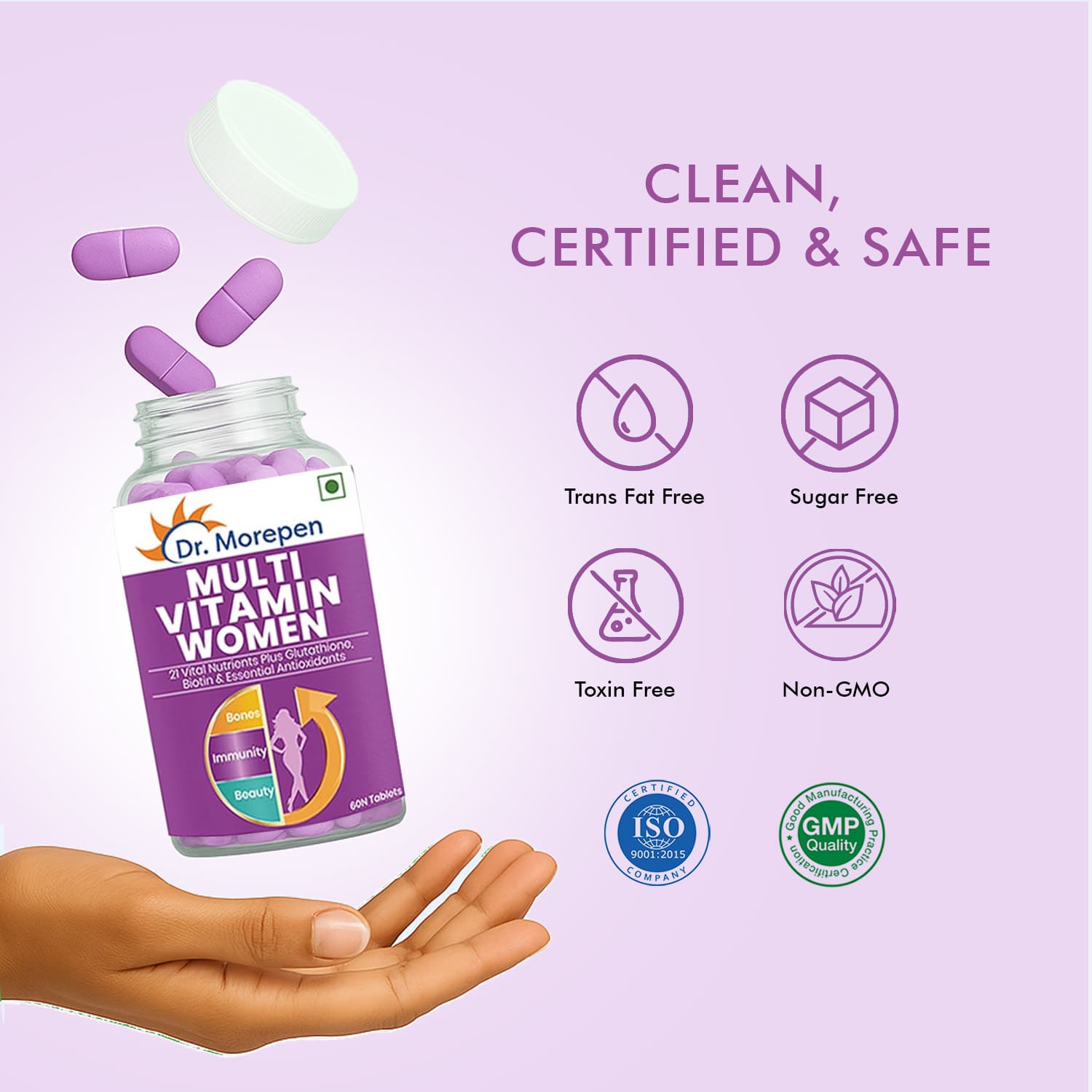 Dr Morpen Multivitamin For Women Tablets | Swadesiicart