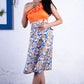 Noroke Sustainable fabric | Cupro Modal Cupro Modal Floral Wrap Skirt - Printed | Swadesiicart