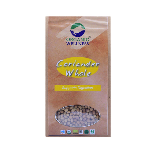 Organic Wellness Coriander Whole - Swadesiicart