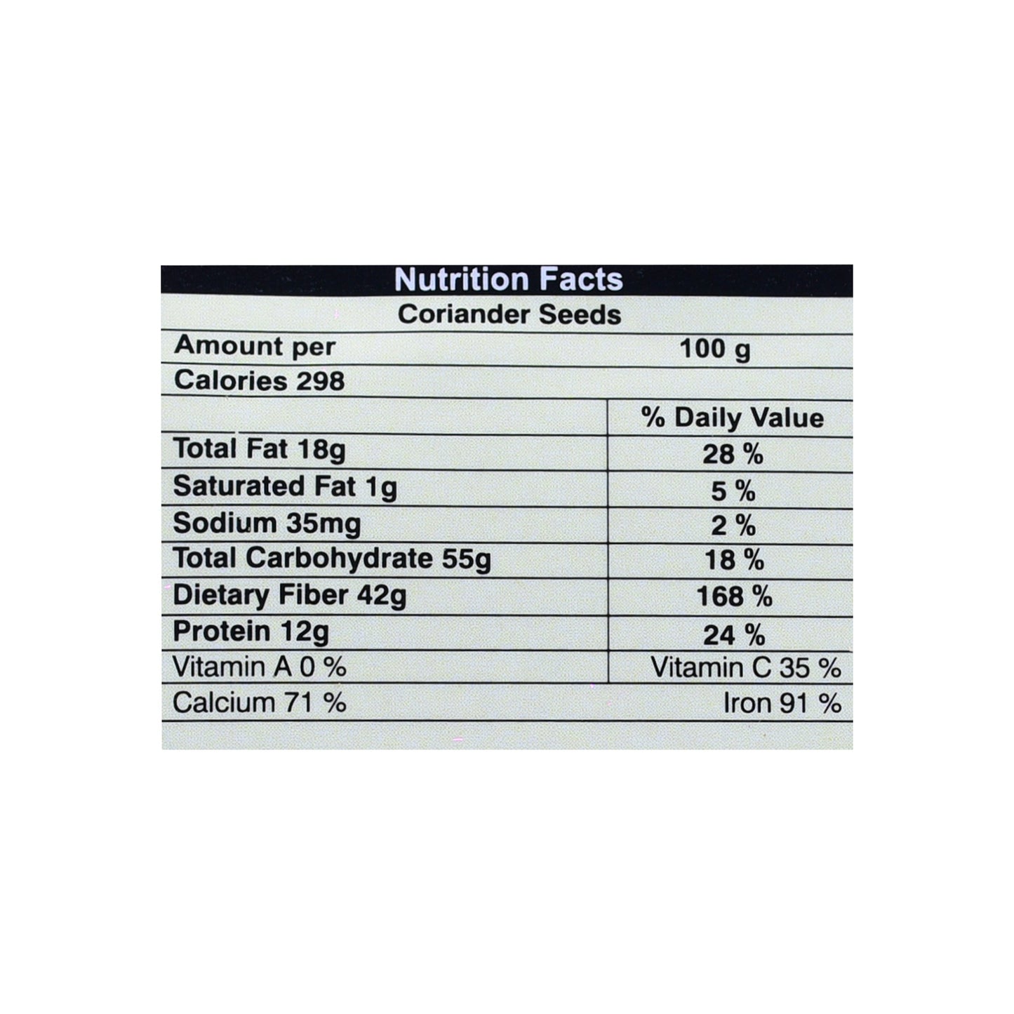 Organic Wellness Coriander Whole - Swadesiicart