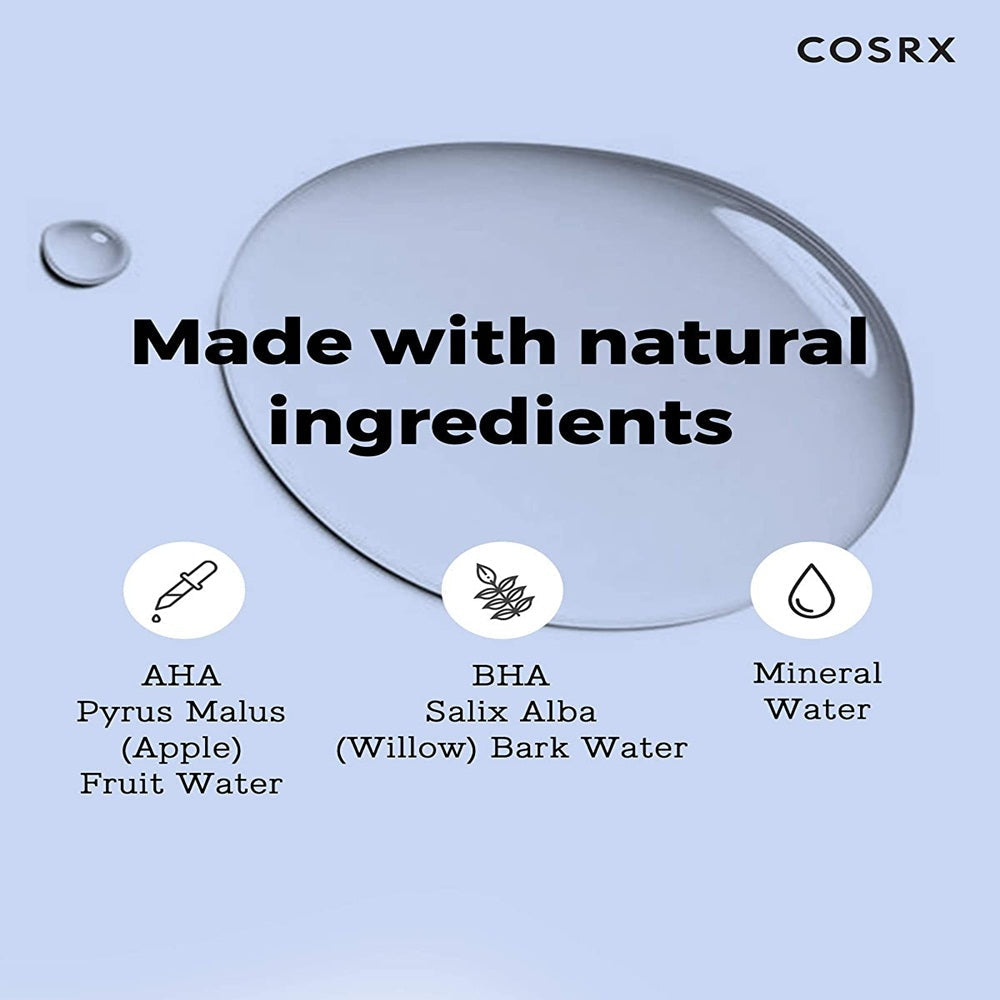 Cosrx AHA/BHA Clarifying Treatment Toner - Korean Skincare | Swadesiicart