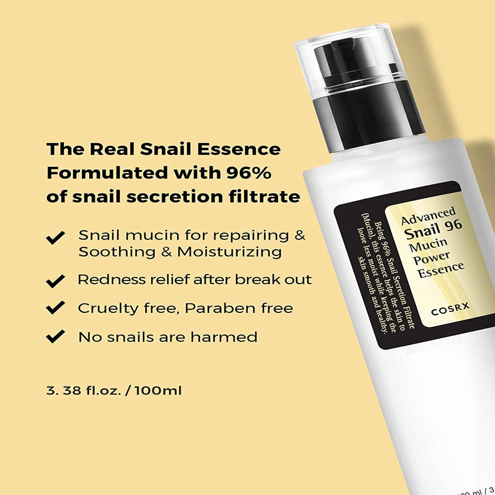Cosrx Advanced Snail 96 Mucin Power Essence - Korean Skincare | Swadesiicart
