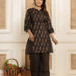 Yufta Cotton Black Co-Ord Set - Swadesiicart