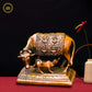 Copper Kamadhenu with Calf - Divine India Art