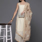 Ahalyaa Womens Kurta Set - Off-white | Swadesiicart
