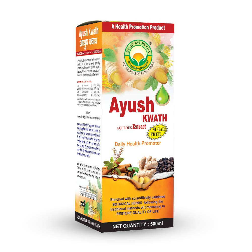 Basic Ayurveda Ayush Kwath Liquid Sugar-Free Online