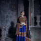 AI Fashion Blue Art Silk Designer Navratri Lehenga Choli Collection