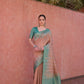 Vishnu Weaves Women's Coffee Tussar Silk Woven Saree with Blouse - Swadesiicart