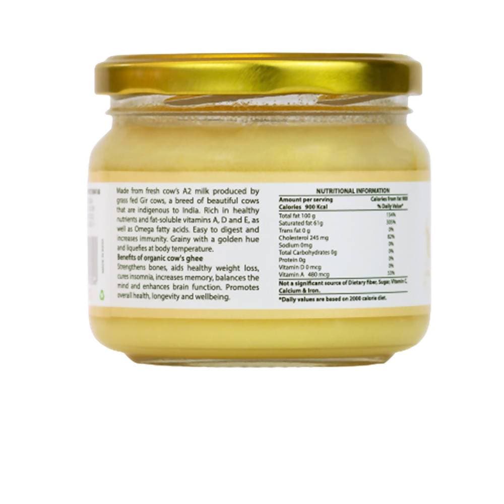 Azafran Infusions Grass Fed Gir Cow’s Organic A2 Ghee | Natural & Pure Ghee | Traditional Clarified Butter | Swadesiicart