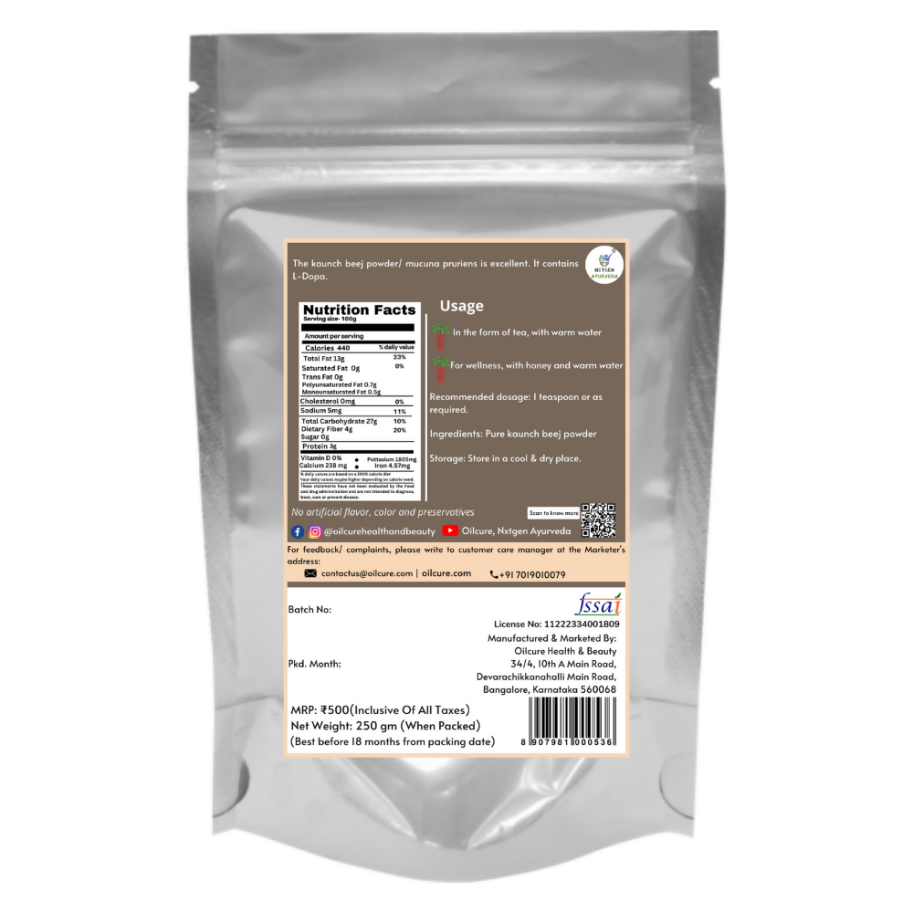 Nxtgen Ayurveda Kaunch Beej Powder - Swadesiicart