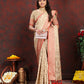 Lorenvalley Fashion Cream Soft Katan Silk Woven Design Rich Zari Weaving Pallu Saree - Swadesiicart